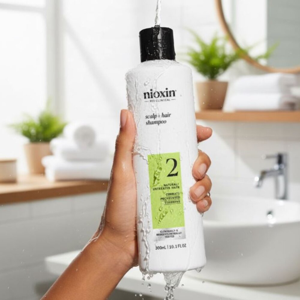 Nioxin Pro Clinical Scalp + Hair Shampoo for Natural/Untreated Hair – 300ml